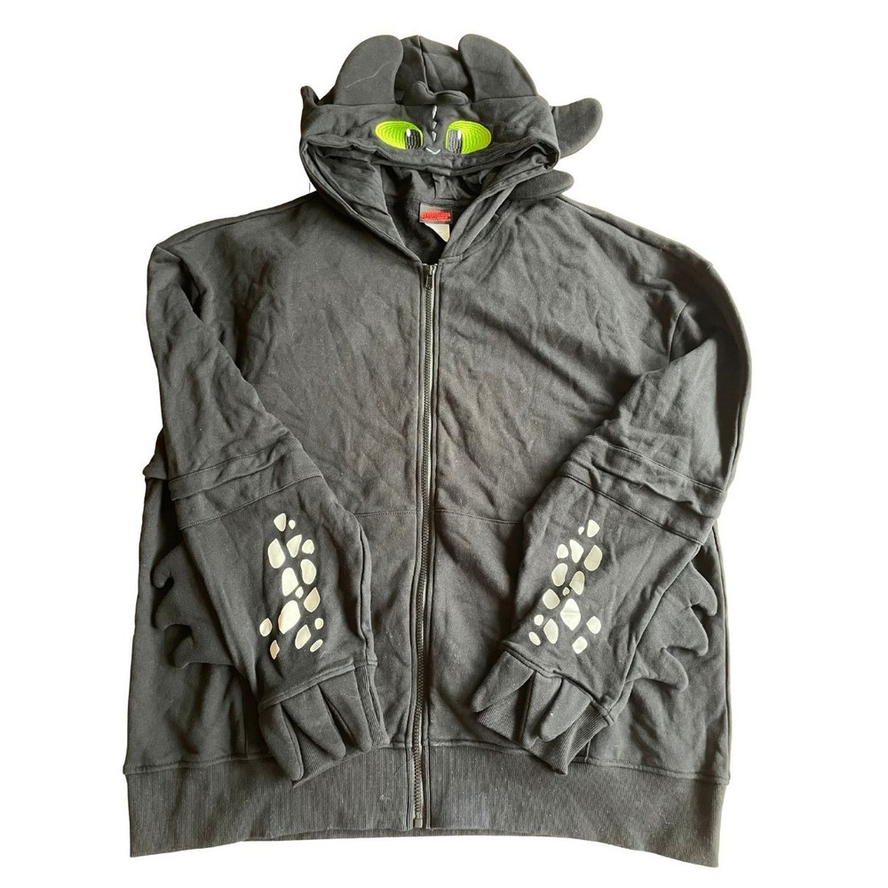 Universal Studios Toothless Hoodie 3XL How to Train Your Dragon Costume